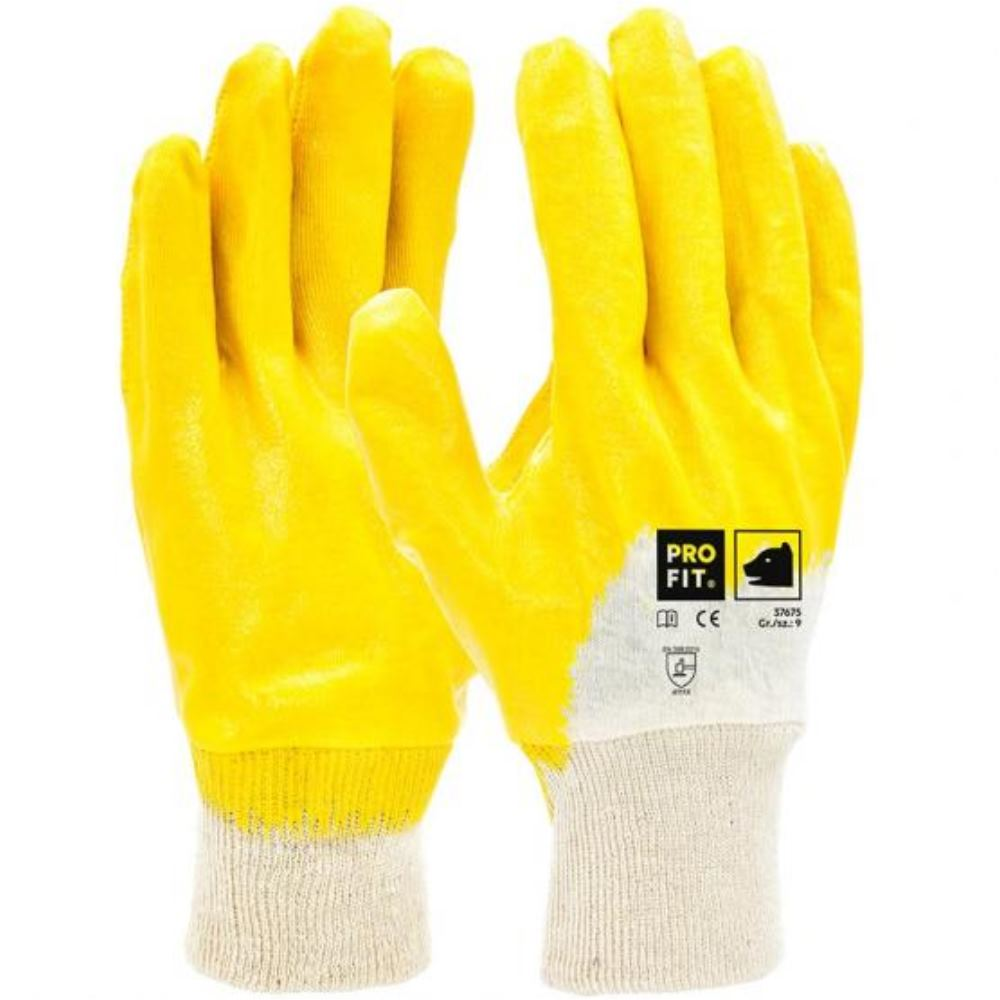 Basic Nitril Glove | Geel | Gr. 8e