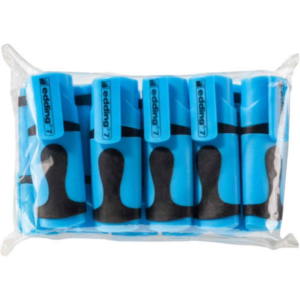 7 Fox Marker Neon Blue 10 Pack | Wedge Tip 1-3 mm