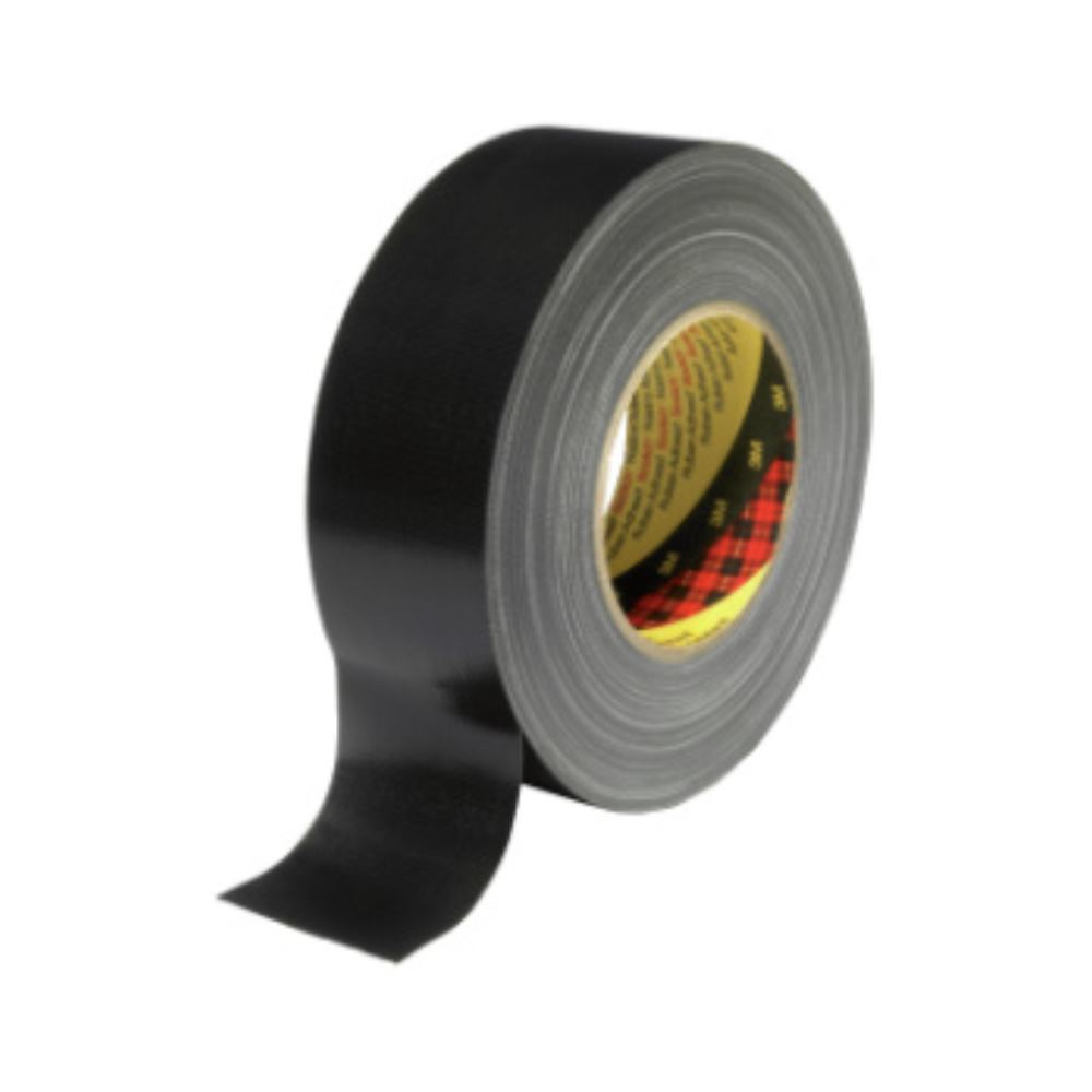 389 premium stoffen tape, kleur zwart, 50 mmx50 m