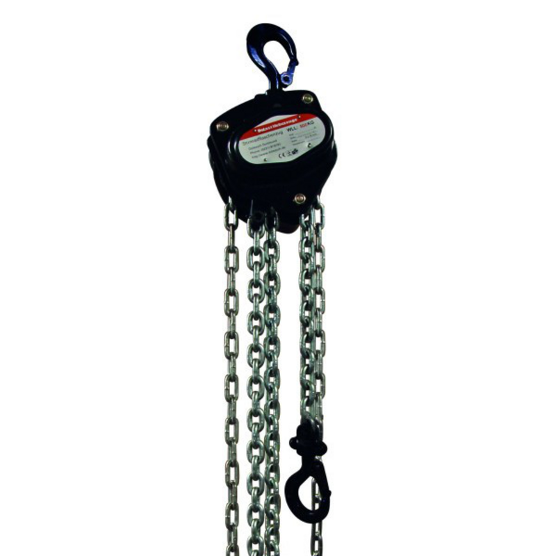 Stirnradflaschenzug Black Series | WLL: 3.000 kg, Hubhöhe: 6.000 mm
