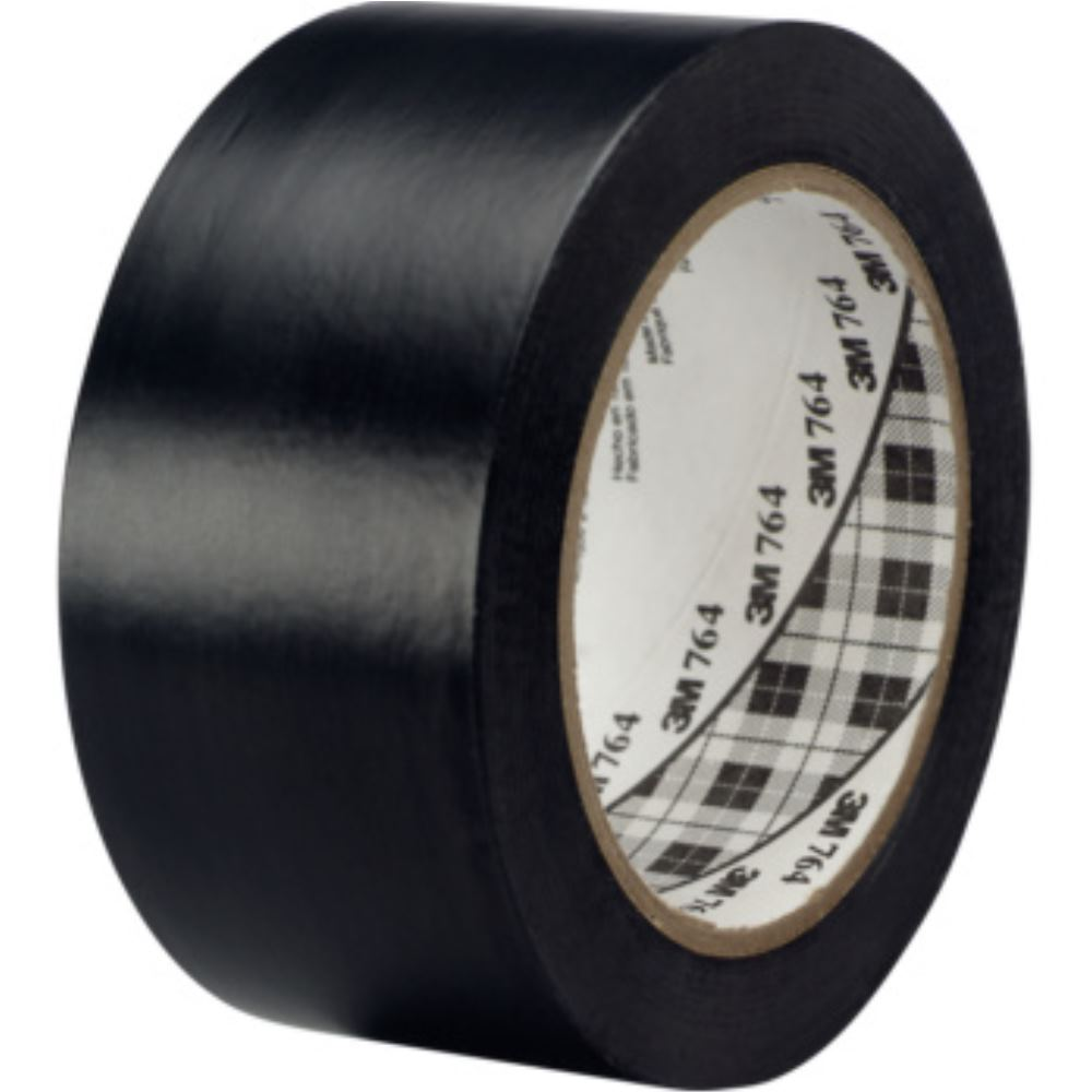 3M all-purpose soft PVC Tape 764i zwart 50,8 mm x
