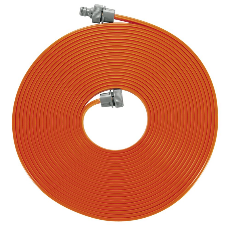 Schlauch-Regner. orange. komplett mit Armaturen. Länge 7.5 m | 995-20