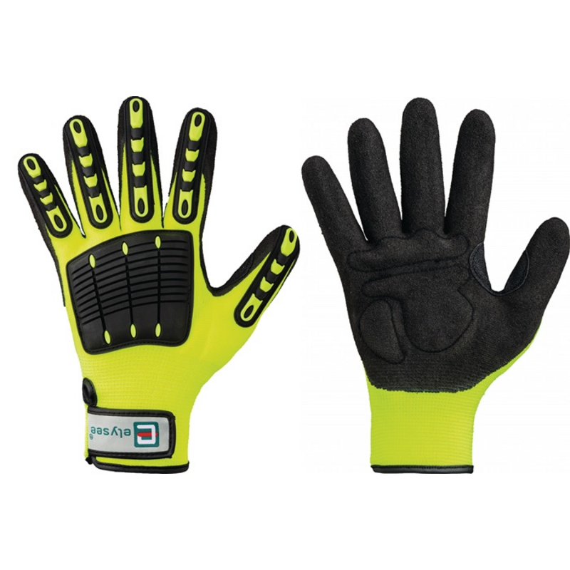 Handschuhe Resistant Gr.9 leuchtend gelb/schwarz E