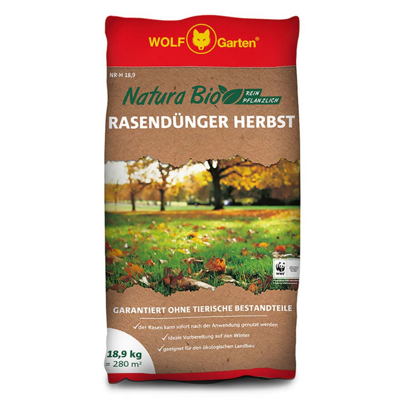 NATURA Bio Herbst Rasendünger NR-H 18.9 | 18.9kg | für