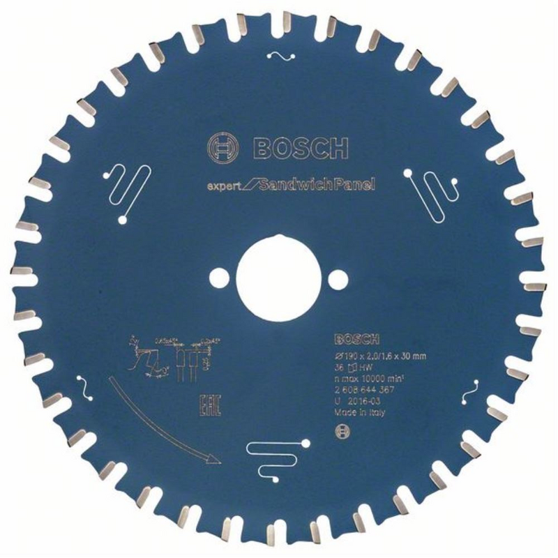 Ø 190 mm Kreissägeblatt für Holz EX SH H | 30x2.0 mm