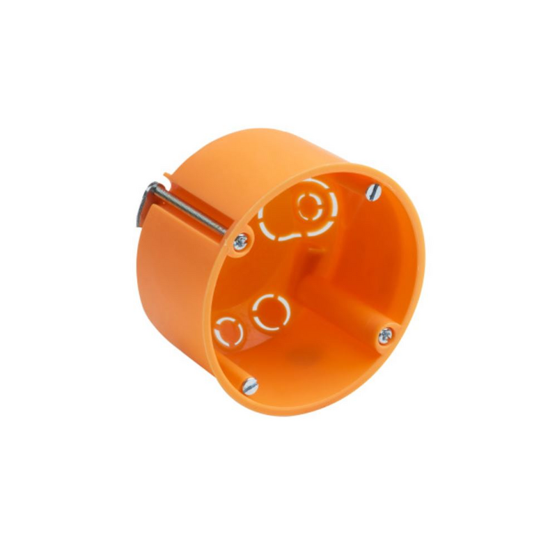Hohlwanddose Unterputz, 60 mm, orange | 25er Pack