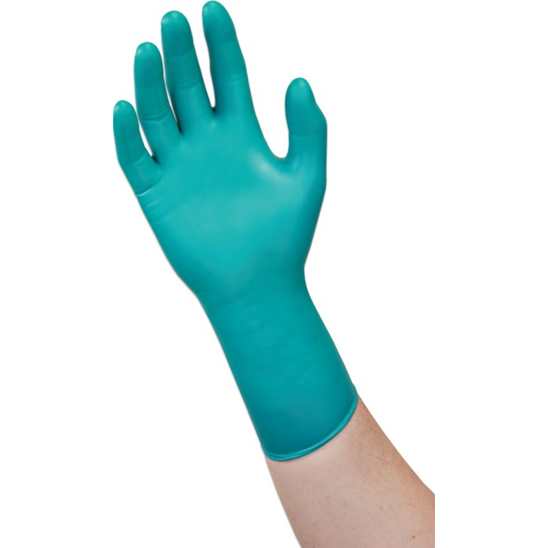 Einw.-Handsch.Microflex 93-260 Gr.7,5-8 grün/blau