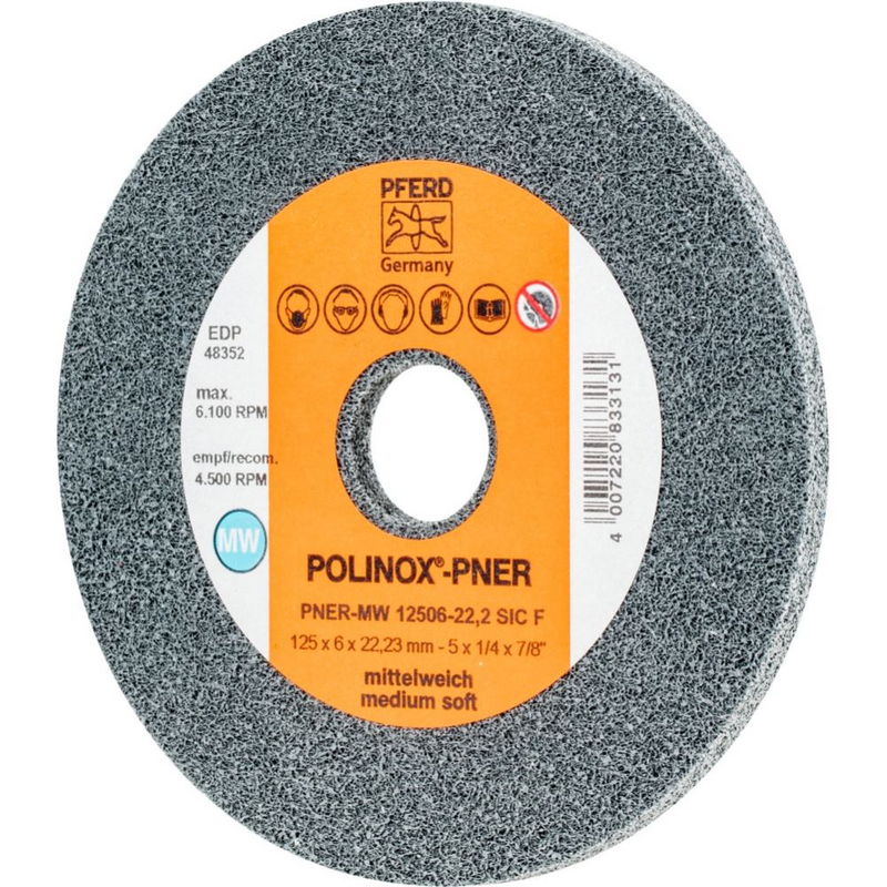 POLINOX®-Kompaktschleifrad PNER-MW 12506-22.2 SiC