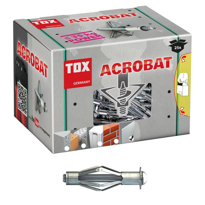 TOX Metall-Hohlraumdübel Acrobat M5x37 mm Kleinpack