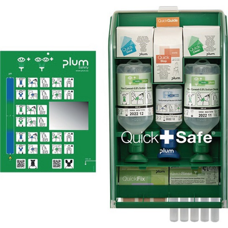 QuickSafe Box Complete befüllt PLUM