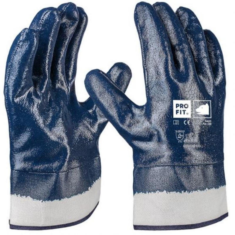 Basic Nitril-Handschuh| blau| Gr. 8
