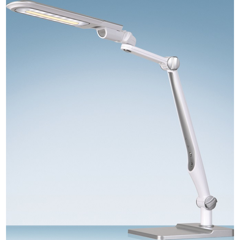 Schreibtischleuchte LED Multiflex weiß/silber H.60