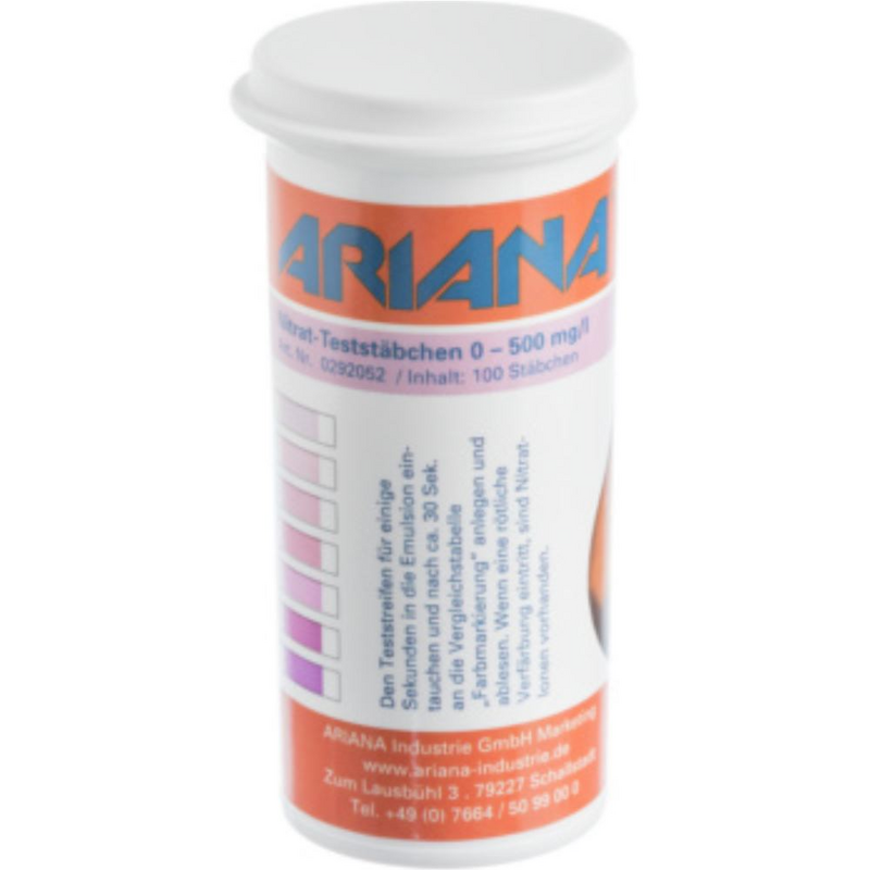 Teststäbchen für Nitrat-Werte 0 - 500 mg/l