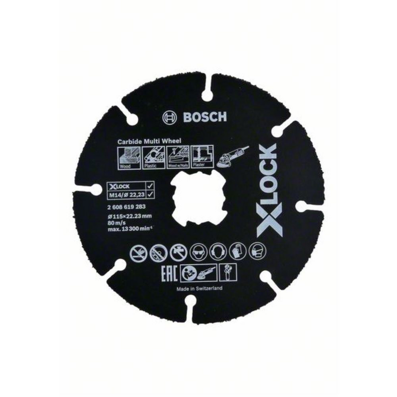 Ø 115 mm X-LOCK Trennscheibe Carbide Multi Wheel