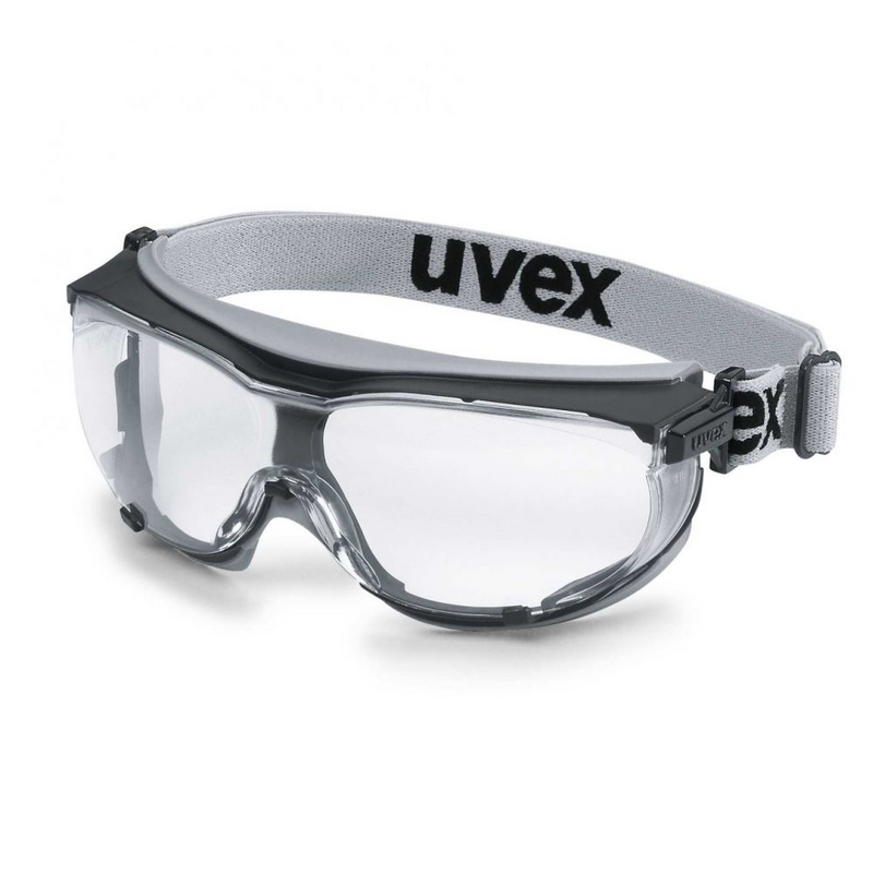 Schutzbrille carbonvision blau/grau mit Kopfband